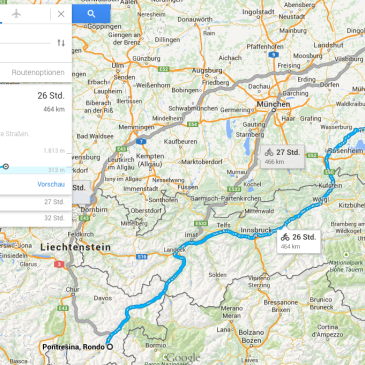 …and wat if I start from Pontresina in Switzerland?