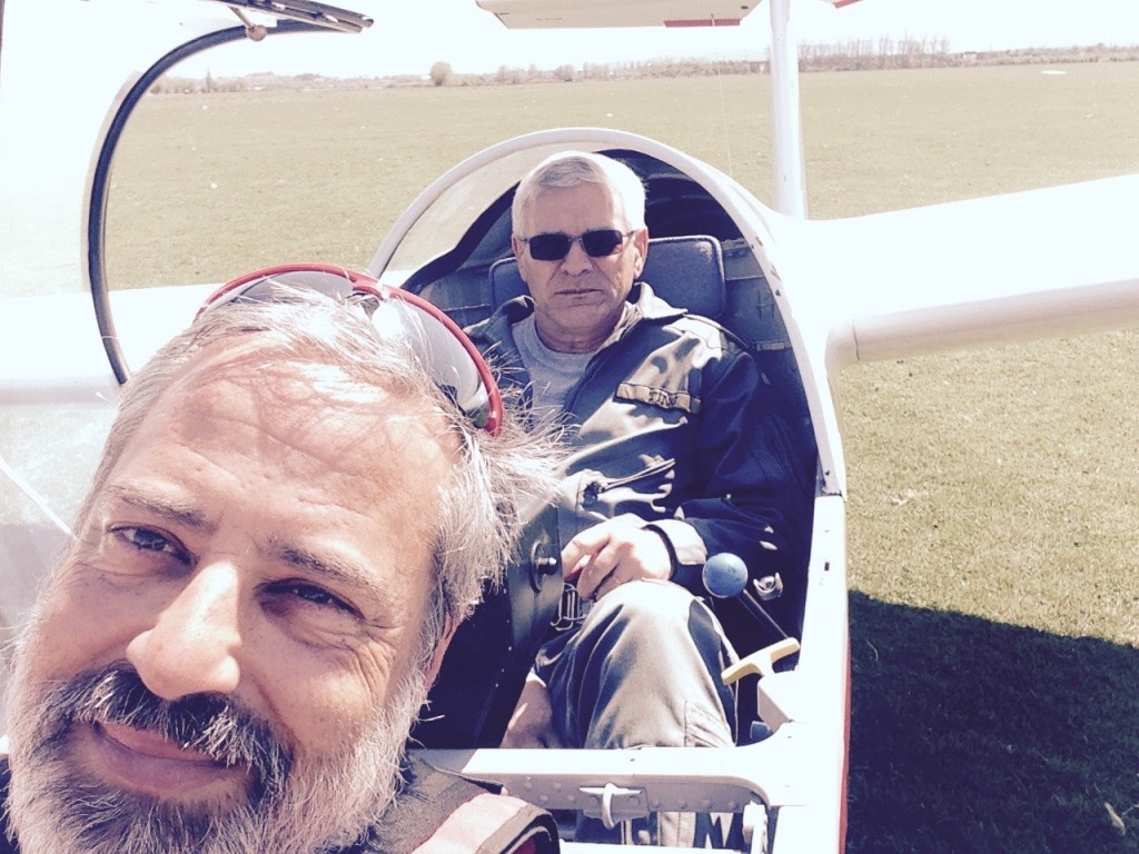 With Gratian on a IS28 of Deva Aeroclub