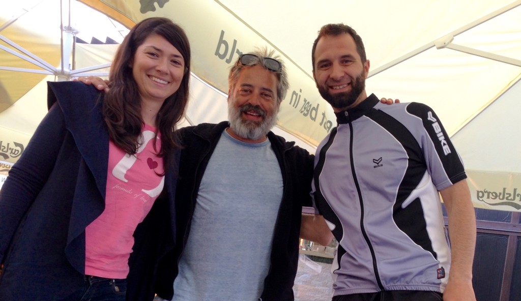 Daniel, the inspired Romanian _Spanish cyclist and my tour guide in Constanta and his lovely sister. (sorry forgot the name)