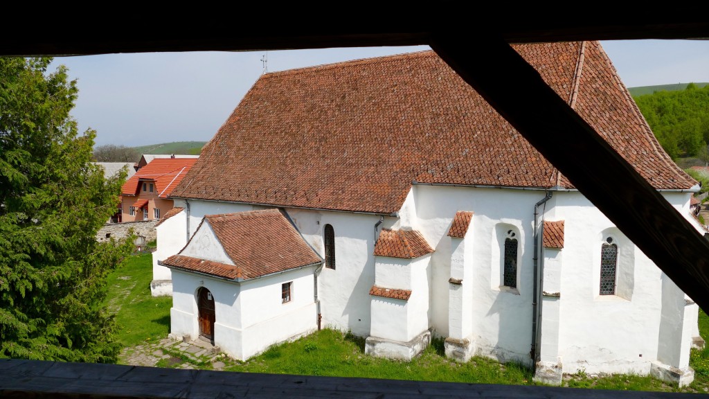 Roman Catholic Fortress Church in Ghelinta (Covasna County) build in the 13th. Century