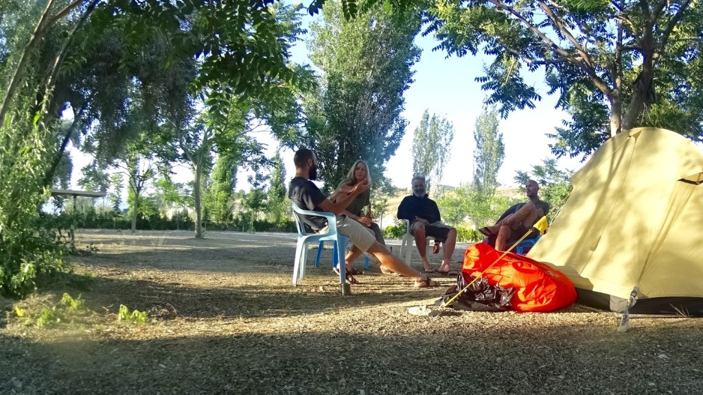 small talking at Göreme Camping 