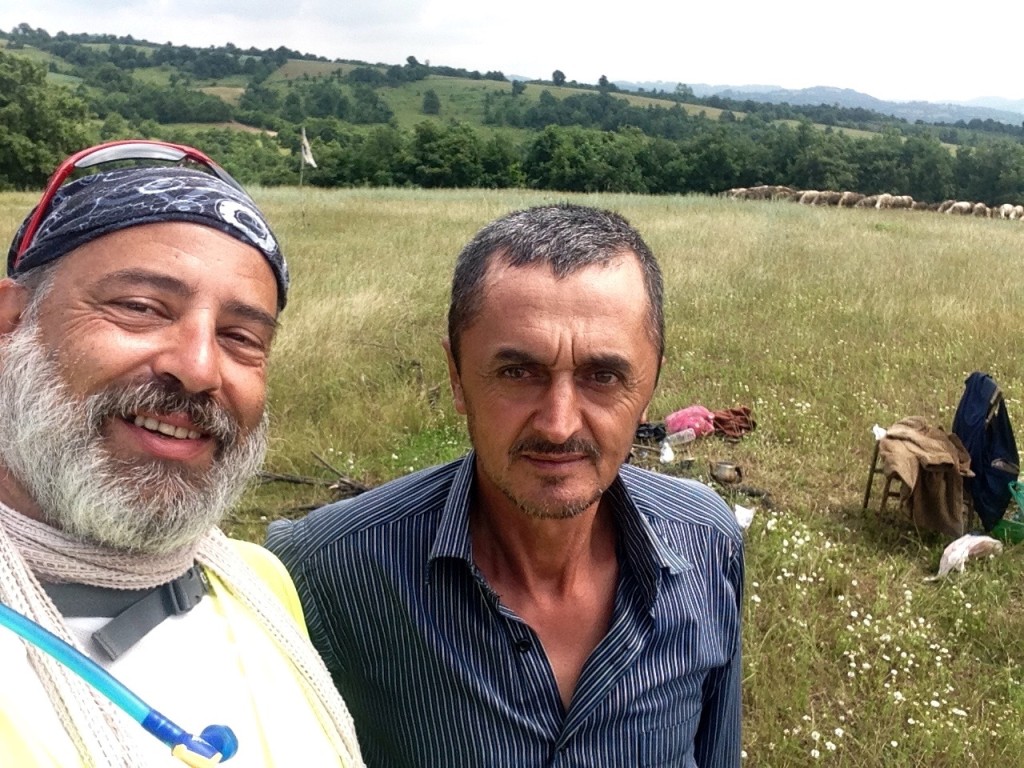 Osman, the friendly shepherd who invites me for a çay.