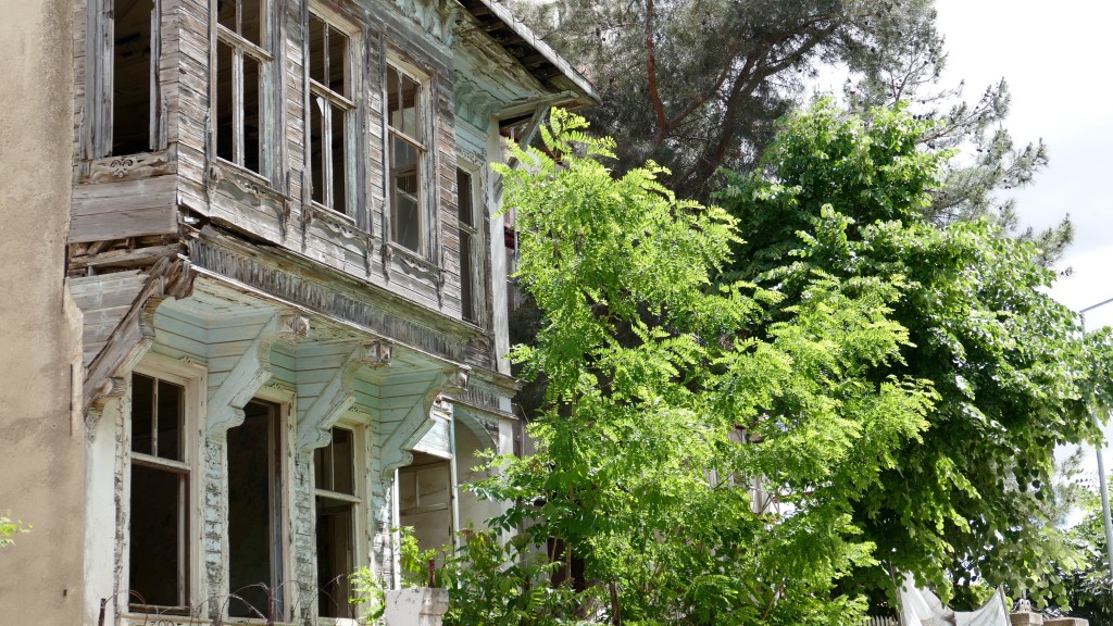 the old town at Kirklareli with a typical ottoman villa. (currently is being renewed)