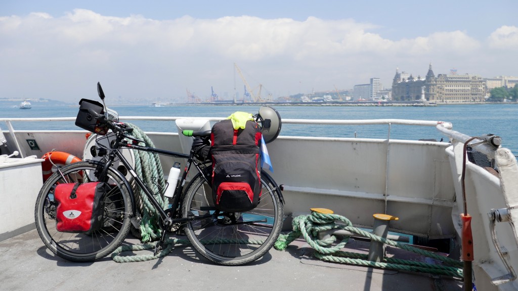 Leaving Istanbul onboard of the IDO's Vessel to Mudanya. 