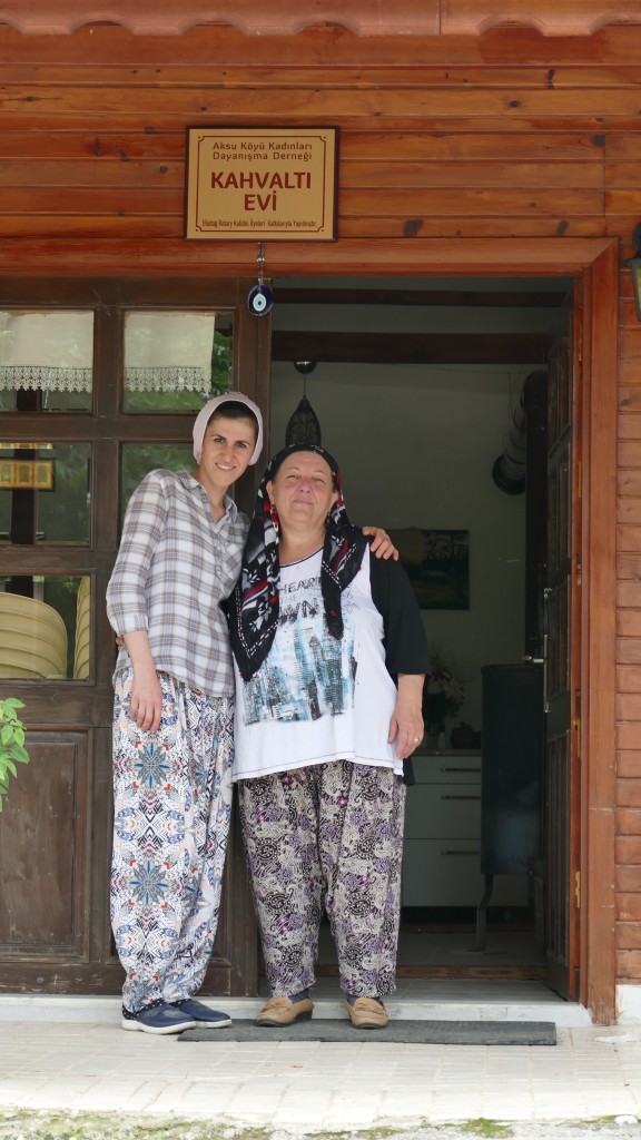 Gülsah and her Boss from Aksu Köyü Kadinlari Dayanişma Derneği