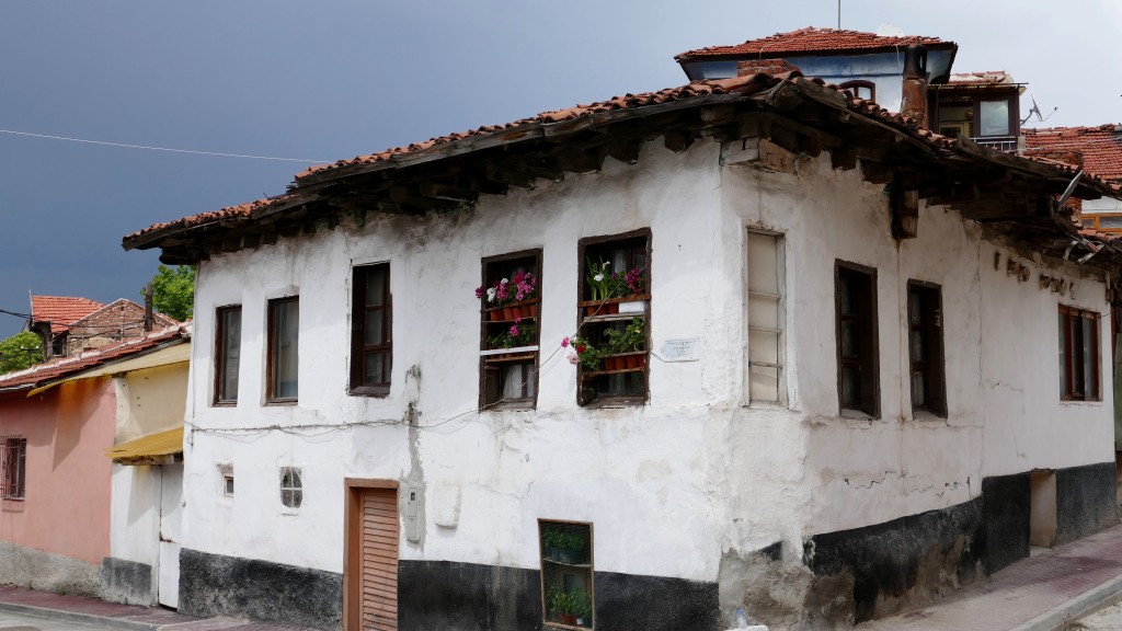 Old houses in Odunpazarı (literally "wood market" in Turkish), Oqdunpazari is a metropolitan district of Eskişehir