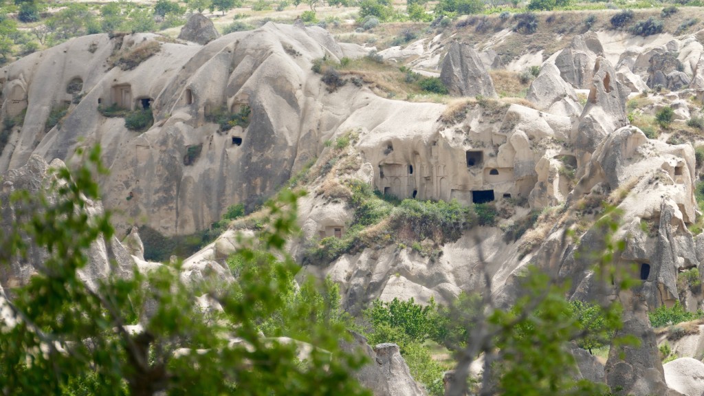 Cappadocia (Turkish: Kapadokya) is an area in Central Anatolia in Turkey best known for its unique moon-like landscape, underground cities, cave churches and houses carved in the rocks.