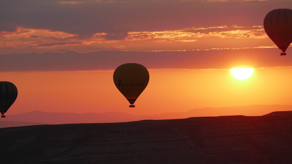 Sunrise. Ballooning in Göreme, Kapadokya