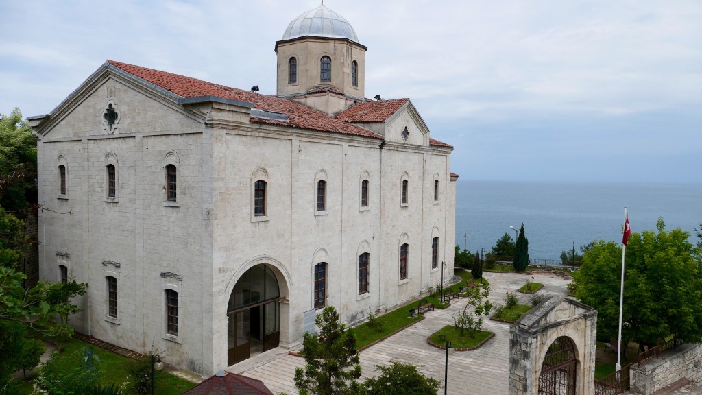 Taşbaşı Cultural Centre, former a Catholic Greek Orthodox Church.