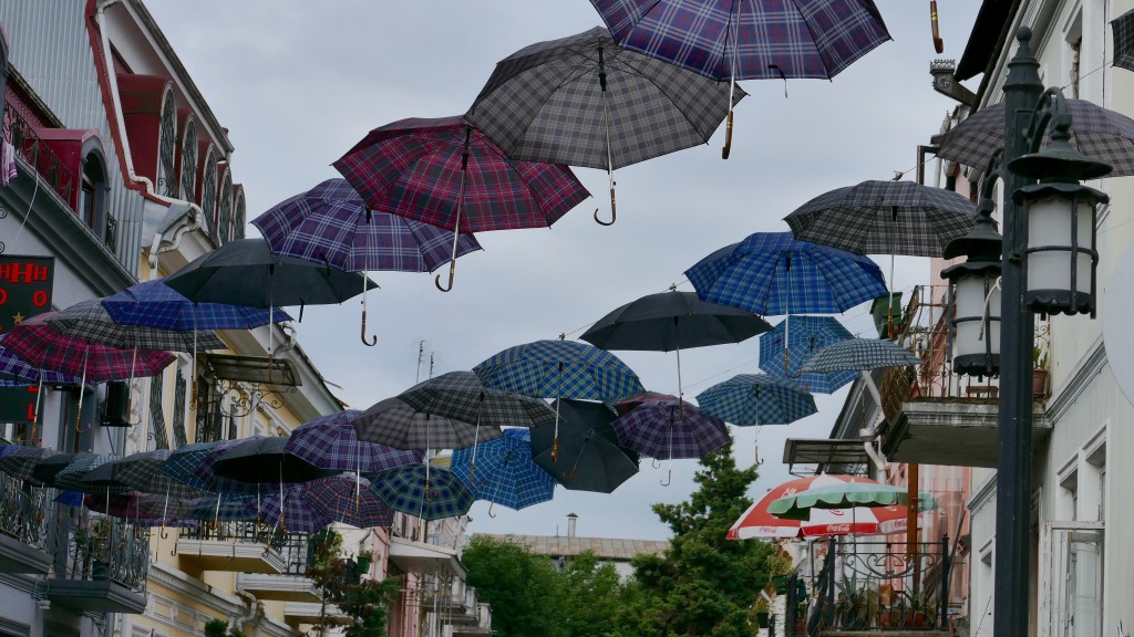 the umbrellas street
