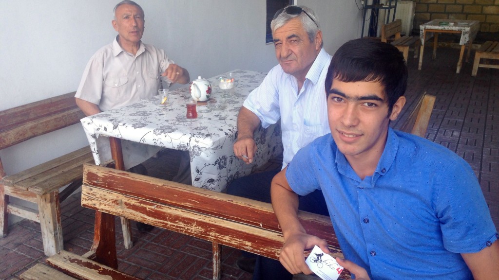 Azeris At Zaqatala, thank you for the small talk and delicious Çay offered.