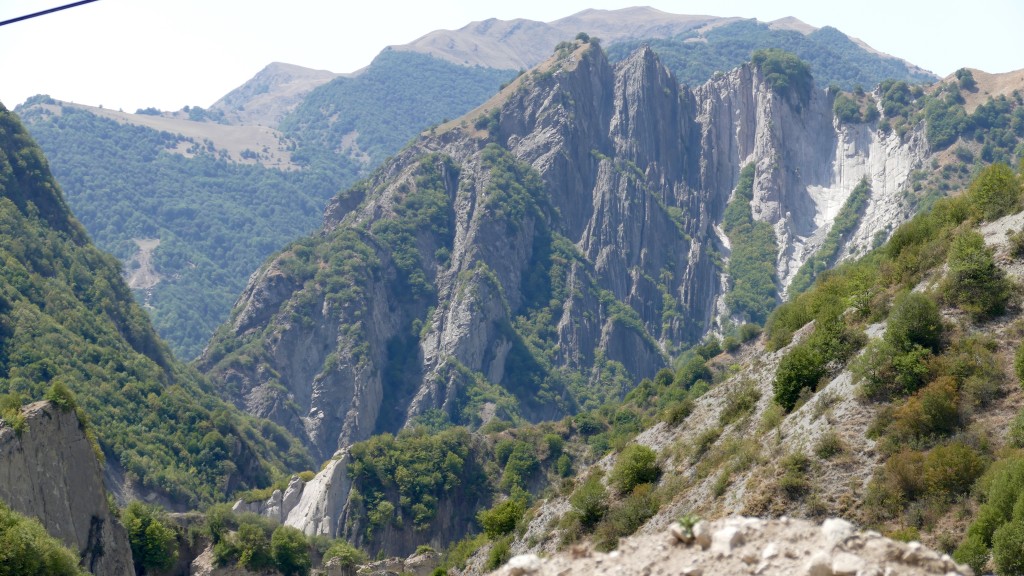 The valley to River Ghirdiman and the slopes of the Niyal Mountain Chain