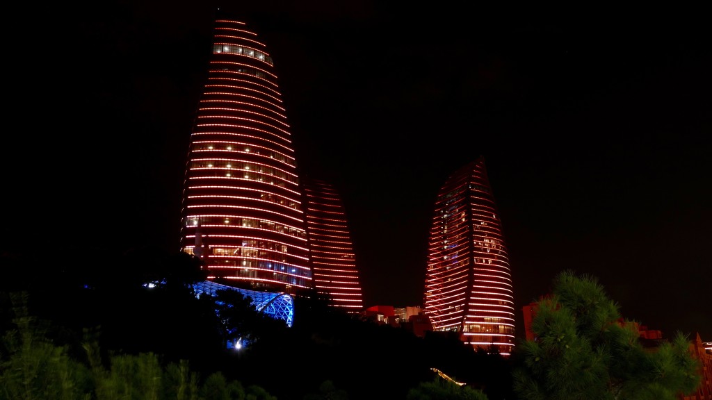 The FLAME TOWERS in BAKU