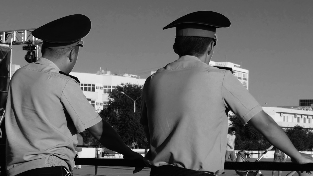 Kazakh Policemen.