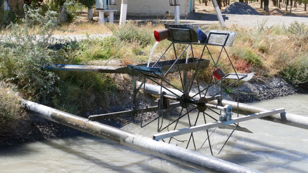 hand-made watermill 